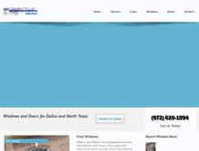 Tablet Screenshot of dallaswindows.com